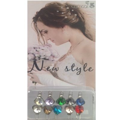 Hair Bling – bunte Diamanten für das Haar (10 Stück) – | Fashiongirl