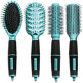 Haarbürstenset türkisblaue Edition – Salon Professional – Perfekte Geschenkidee – Haarstyling-Werkzeug | Fashiongirl