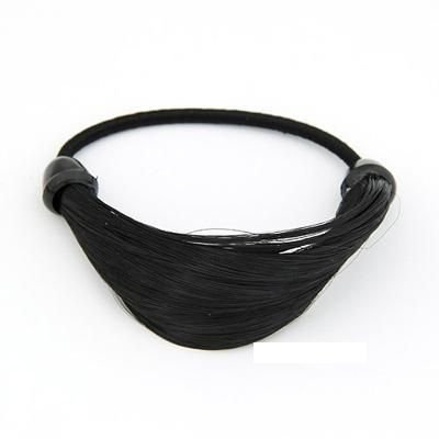 Haarband mit Kunsthaar schwarz – braun – blond mehrfarbig – Haaraccessoires | Fashiongirl