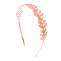Stirnband mit roségoldenen Blättern – Haaraccessoires