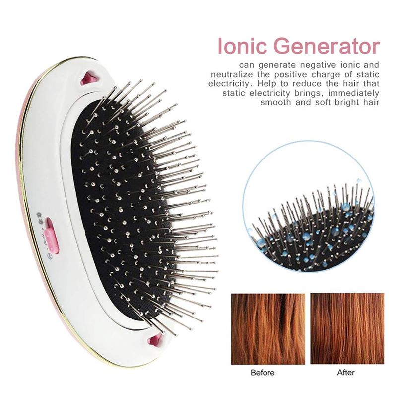 Ionic Hair Brush - Pink - Hair Styling tool | Fashiongirl