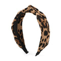 Leopard-Stirnband, breit – Haaraccessoires