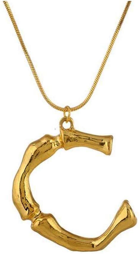 Letter necklace - Bamboo fl. variants - | Fashiongirl