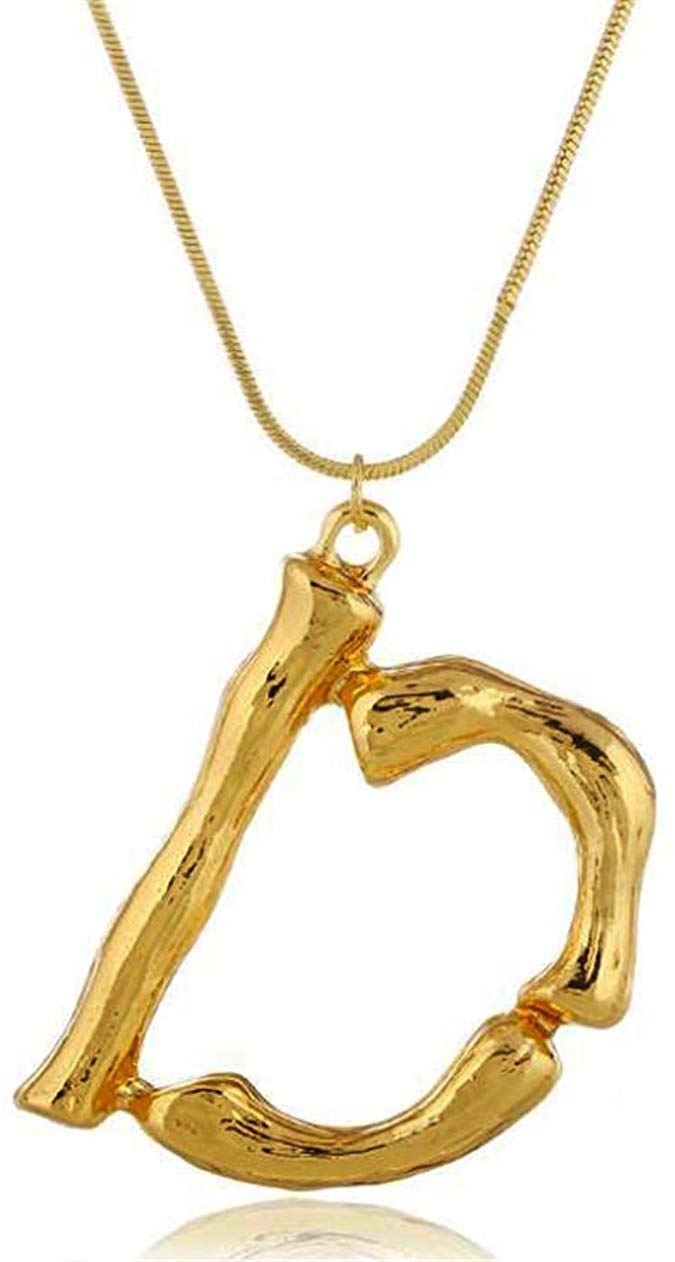 Letter necklace - Bamboo fl. variants - | Fashiongirl