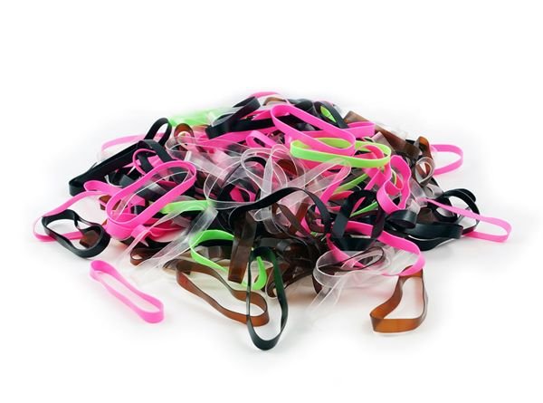 LYXO Hair elastics 10 pcs fl. colours - Hair Accessories | Fashiongirl