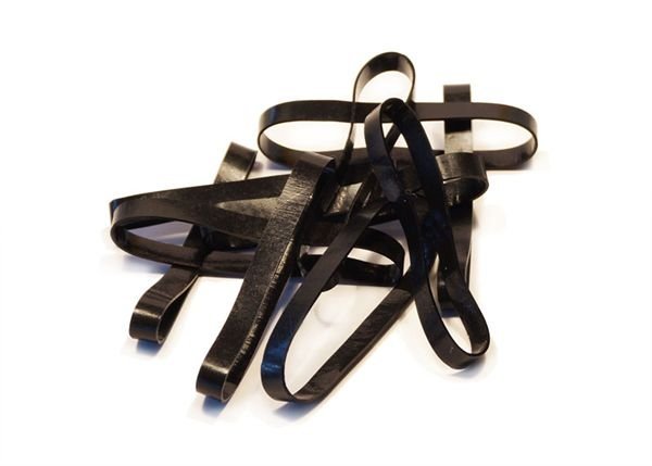 LYXO Sport hair elastics Colour Box Black 10 pcs - Hair Accessories | Fashiongirl