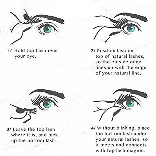 Magnetische Wimpern, wiederverwendbar – kein Kleber erforderlich – | Fashiongirl