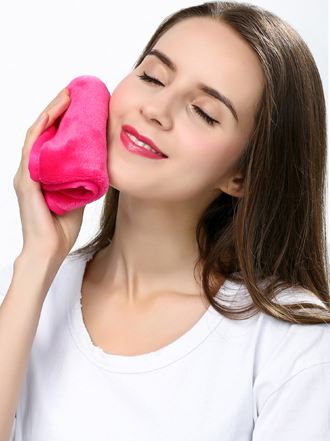 Make-up-Entferner-Tuch – Entfernt mühelos Ihr gesamtes Make-up – Rosa – | Fashiongirl