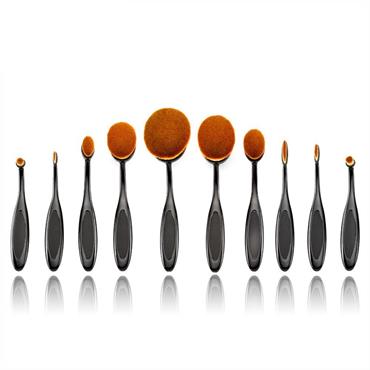 Mermaid Oval Brushes für Make-up – 10 Sets – | Fashiongirl