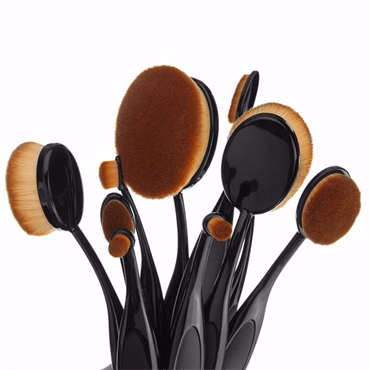 Mermaid Oval Brushes für Make-up – 10 Sets – | Fashiongirl