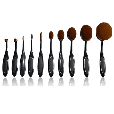 Mermaid Oval Brushes für Make-up – 10 Sets – | Fashiongirl