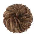 Messy Bun Haargummi mit lockigem Kunsthaar – 6AH27 Aschbraun und Goldbraun – Haaraccessoires | Fashiongirl