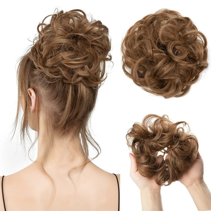 Messy Curly Hair für Dutt Nr. 12 – Hellgoldbraun – Haaraccessoires | Fashiongirl