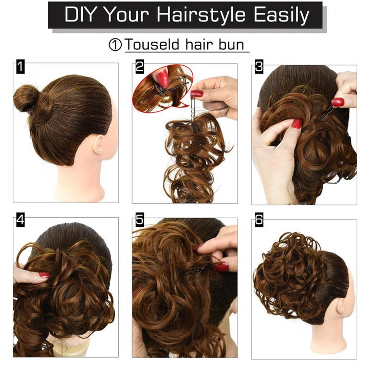 Messy Curly Hair für Dutt #613 – Blond – Haaraccessoires | Fashiongirl