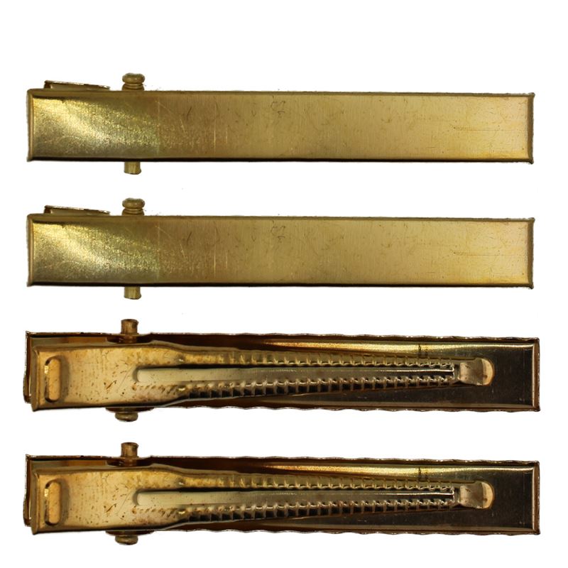 Metall-Haarspangen in Gold, 8 Stück – | Fashiongirl