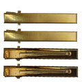 Metall-Haarspangen in Gold, 8 Stück – | Fashiongirl