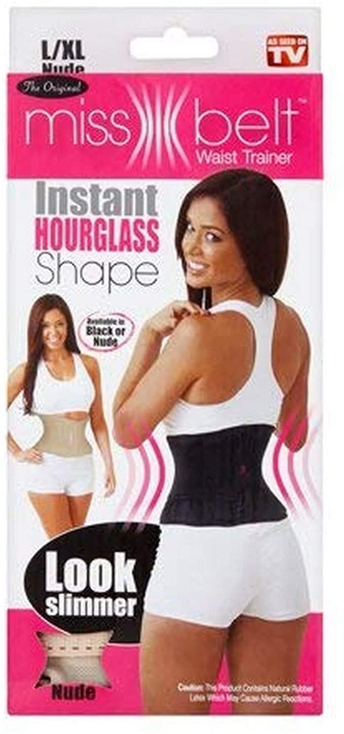 Miss Belt Waist Trainer corset (S - XL) - black - | Fashiongirl