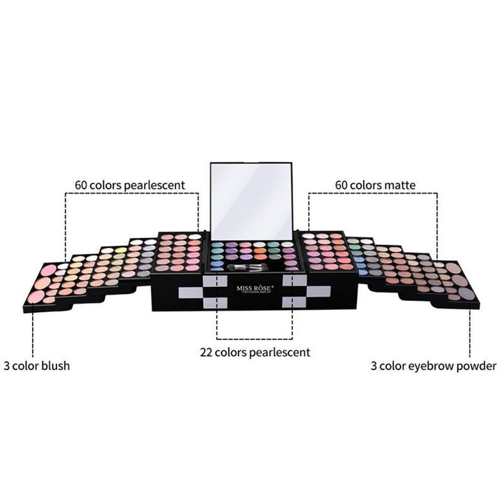 Miss Rose Blockbuster 3D Make-up-Augenbrauen-Paletten-Set – 148 Farben – | Fashiongirl
