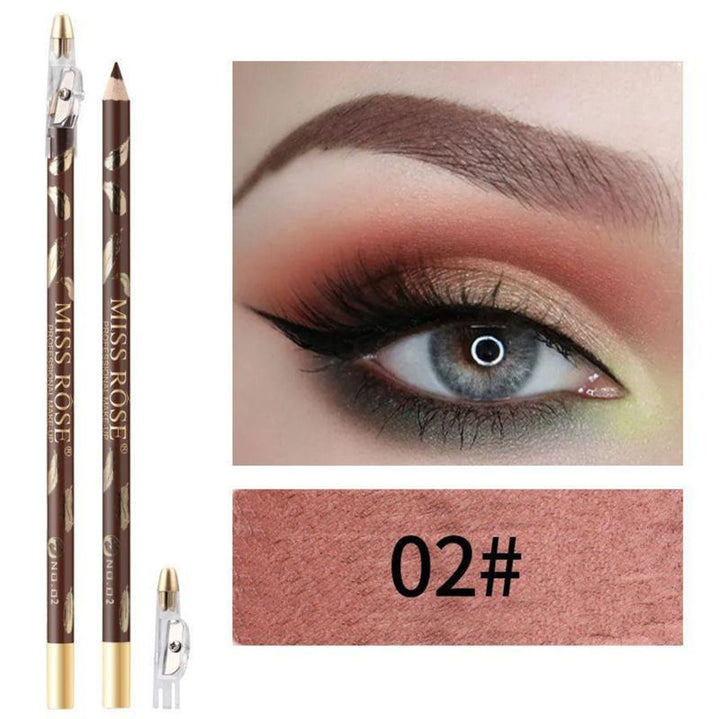 Miss Rose Eyebrow Pencil / Eyebrow Brush - No. 2 Brown - | Fashiongirl