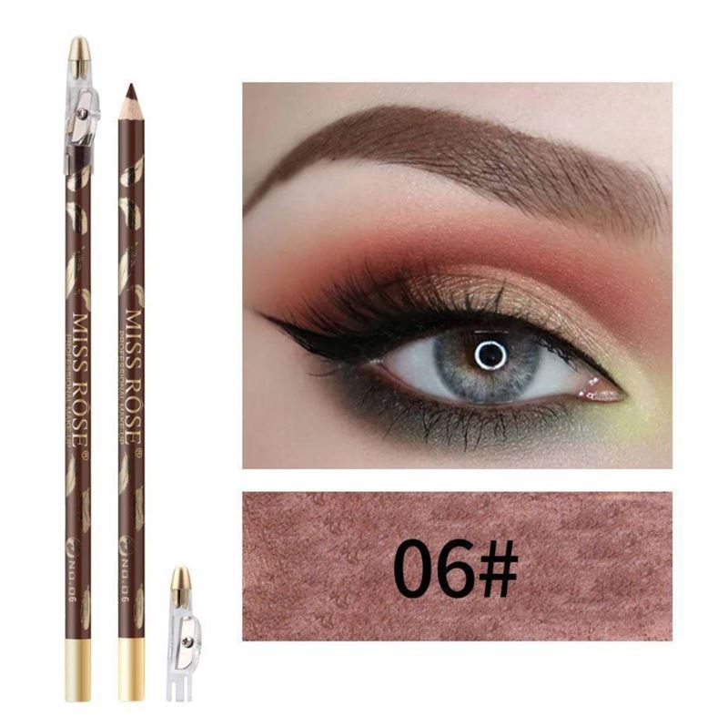 Miss Rose Augenbrauenstift / Augenbrauenbürste – Nr. 6 Schwarzbraun – | Fashiongirl