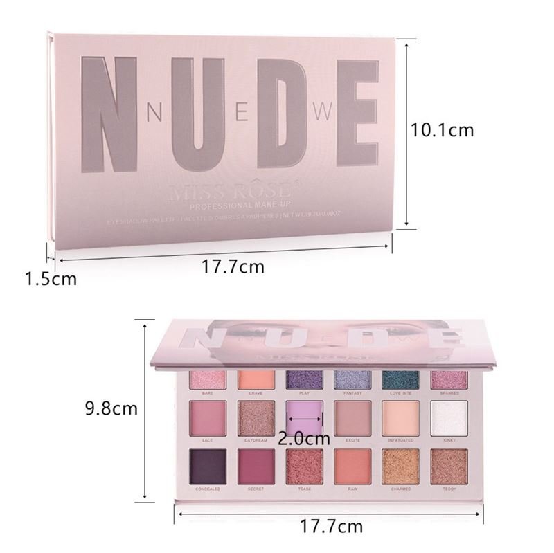 Miss Rose New Nude Eyeshadow Palette, Lidschatten – Chroma – | Fashiongirl