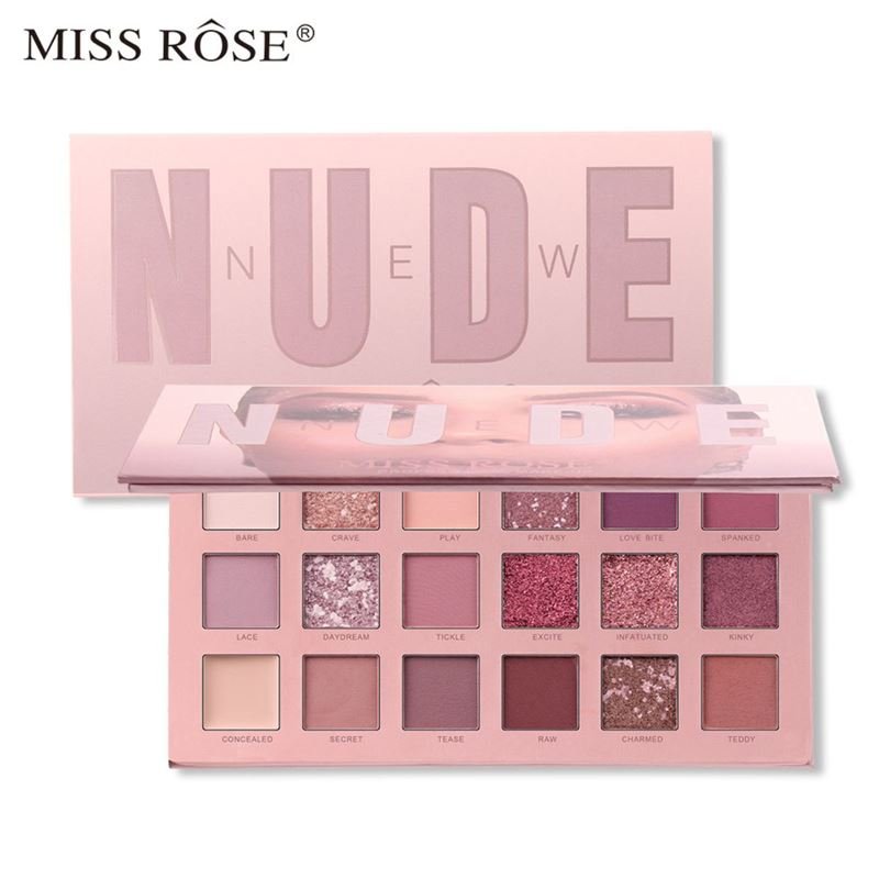 Miss Rose New Nude Eyeshadow Palette, Eyeshadow - Sunset desert - | Fashiongirl