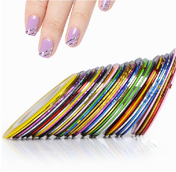 Nagelband für schöne Nagelkunststreifen – 10 Rollen Band – | Fashiongirl