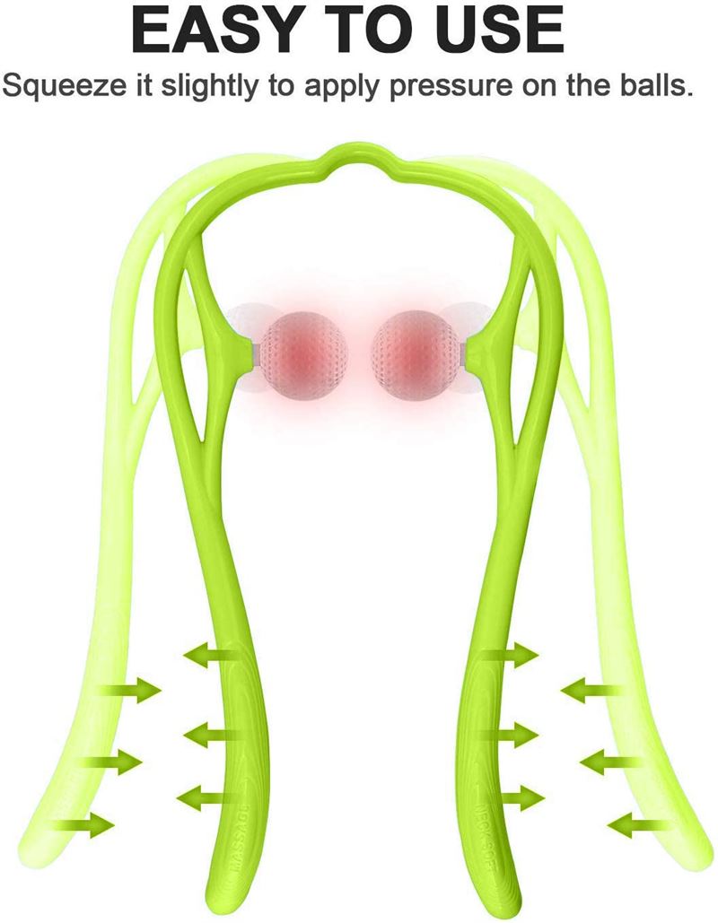 Nackenmassage zur Linderung von Nacken- und Schulterschmerzen – Grün – | Fashiongirl