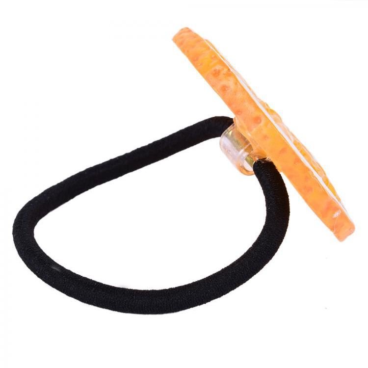 Orange Hair Elastic Band - Hair Accessories | Fashiongirl