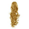 Pferdeschwanz-Faser-Extensions Curly Medium Blonde 27# – | Fashiongirl