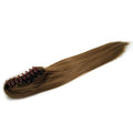 Pferdeschwanz Pferdeschwanz mit Haarspange, glatt – Hellbraun Nr. 6 – | Fashiongirl