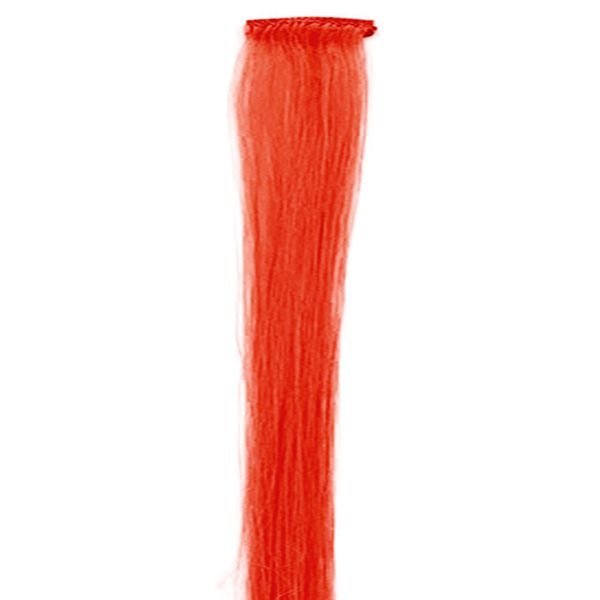 Rot, 50 cm – Crazy Colour Clip On – | Fashiongirl