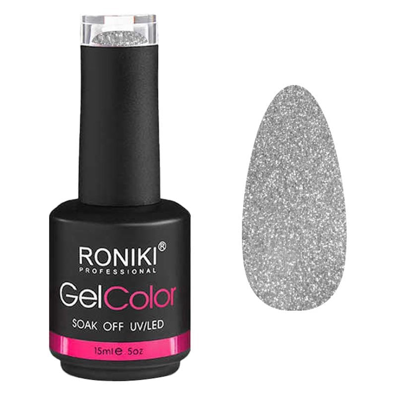RONIKI Gel Nail Polish Diamond Silver (DH02) - | Fashiongirl