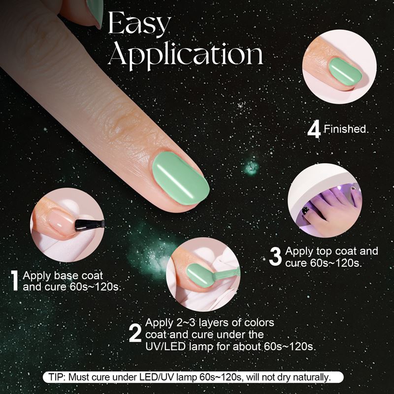 ROSALIND Mini Gel Polishes / Nail Polish - Pastel Collection (RATC6 - 008) - | Fashiongirl