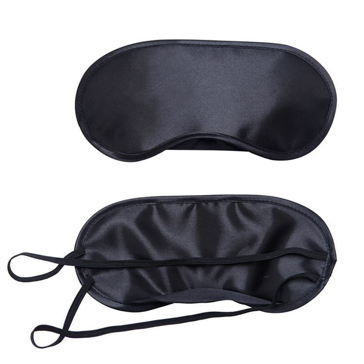 Satin-Schlafmaske – Classic Comfort, Schwarz – | Fashiongirl