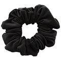 Scrunchie – Velours & Gummiband – Schwarz – Haaraccessoires