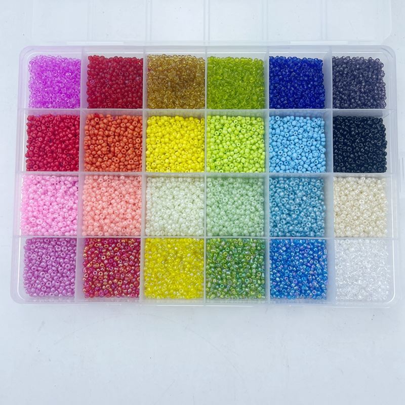 Seed / Rocailles Beads Kiera Kit - KREA DIY Jewellery Kit with different beads - 35000 pcs - | Fashiongirl