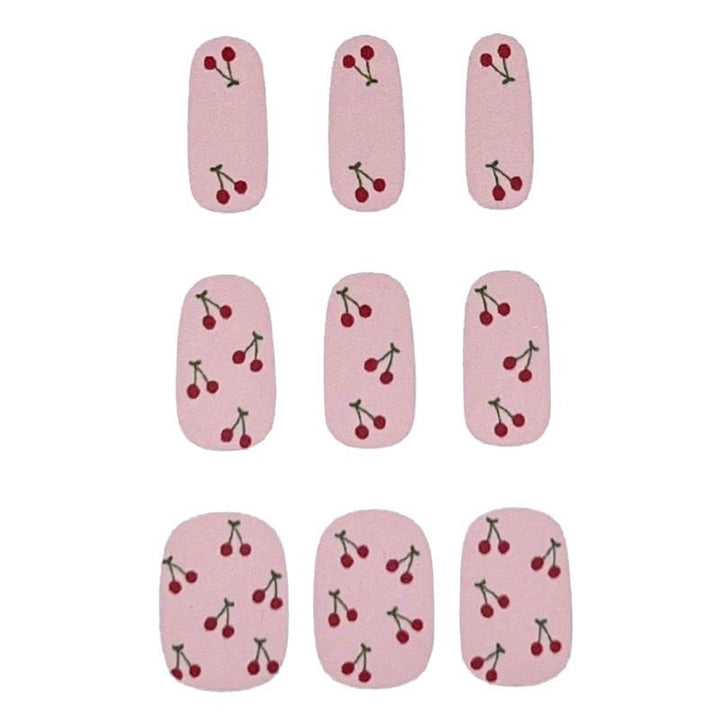 Halbgehärtete Gel-Nagelsticker / Selbstklebender Nagellack – Cherry (JK – 041) – | Fashiongirl