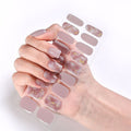 Halbgehärtete Gel-Nagelsticker / Selbstklebender Nagellack – Golden Taupe (JK – 211) – | Fashiongirl