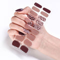 Halbgehärtete Gel-Nagelsticker / Selbstklebender Nagellack – Leopard (JK – 227) – | Fashiongirl