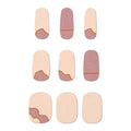 Halbgehärtete Gel-Nagelsticker / Selbstklebender Nagellack – Nude Desert (JK – 181) – | Fashiongirl