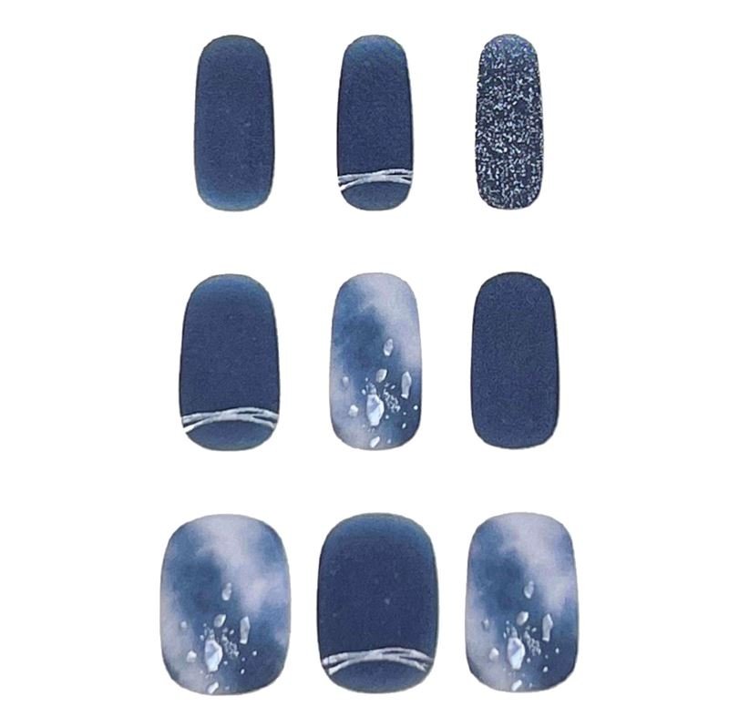 Halbgehärtete Gel-Nagelsticker / Selbstklebender Nagellack – Starry Ocean (JK – 262) – | Fashiongirl