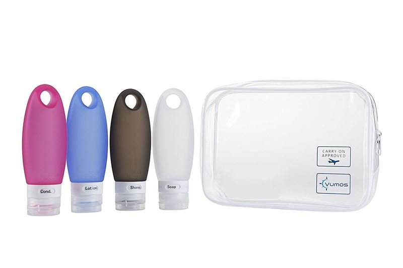 Silikon-Reiseflaschen – Set mit wiederverwendbaren Tuben (4 x 90 ml) – | Fashiongirl