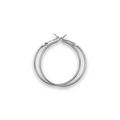 Silberne Creolen 50 mm – | Fashiongirl