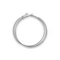 Silberne Creolen Mega Size 80 mm – | Fashiongirl