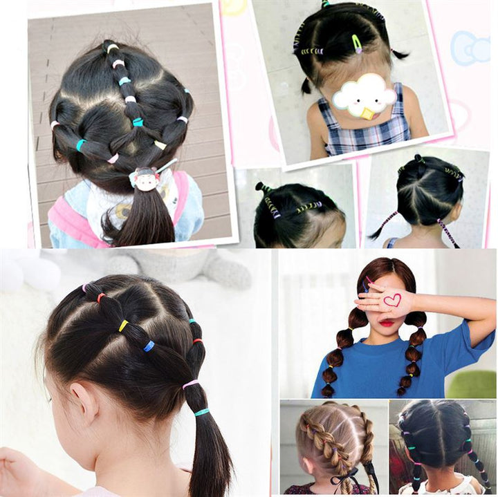 SOHO Adin Snag Free Haargummis, 1000 Stück – Magic Purple – Haaraccessoires | Fashiongirl