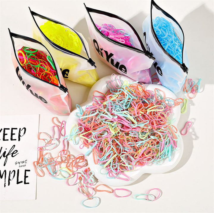 SOHO Adin Snag Free Hair elastics, 1000 pcs - Transparent - Hair Accessories | Fashiongirl