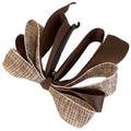 SOHO Aidan Bow Banana Haarspange – Braun – Haaraccessoires | Fashiongirl