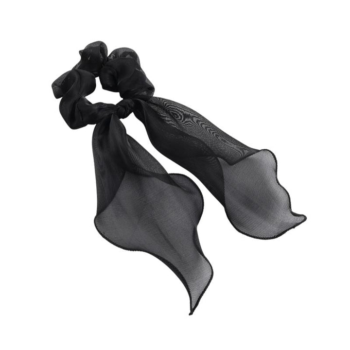 SOHO Ajni Scrunchie with scarf - Black - Hair Accessories