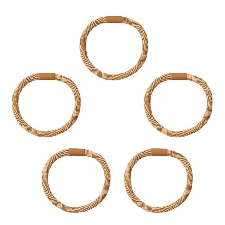SOHO Amelie Hair elastics - Beige - Hair Accessories | Fashiongirl
